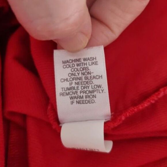 J Jill Red Corduroy Shacket Jacket Top Side Pockets Button-Up Sz LP Layer Cozy - Picture 9 of 9